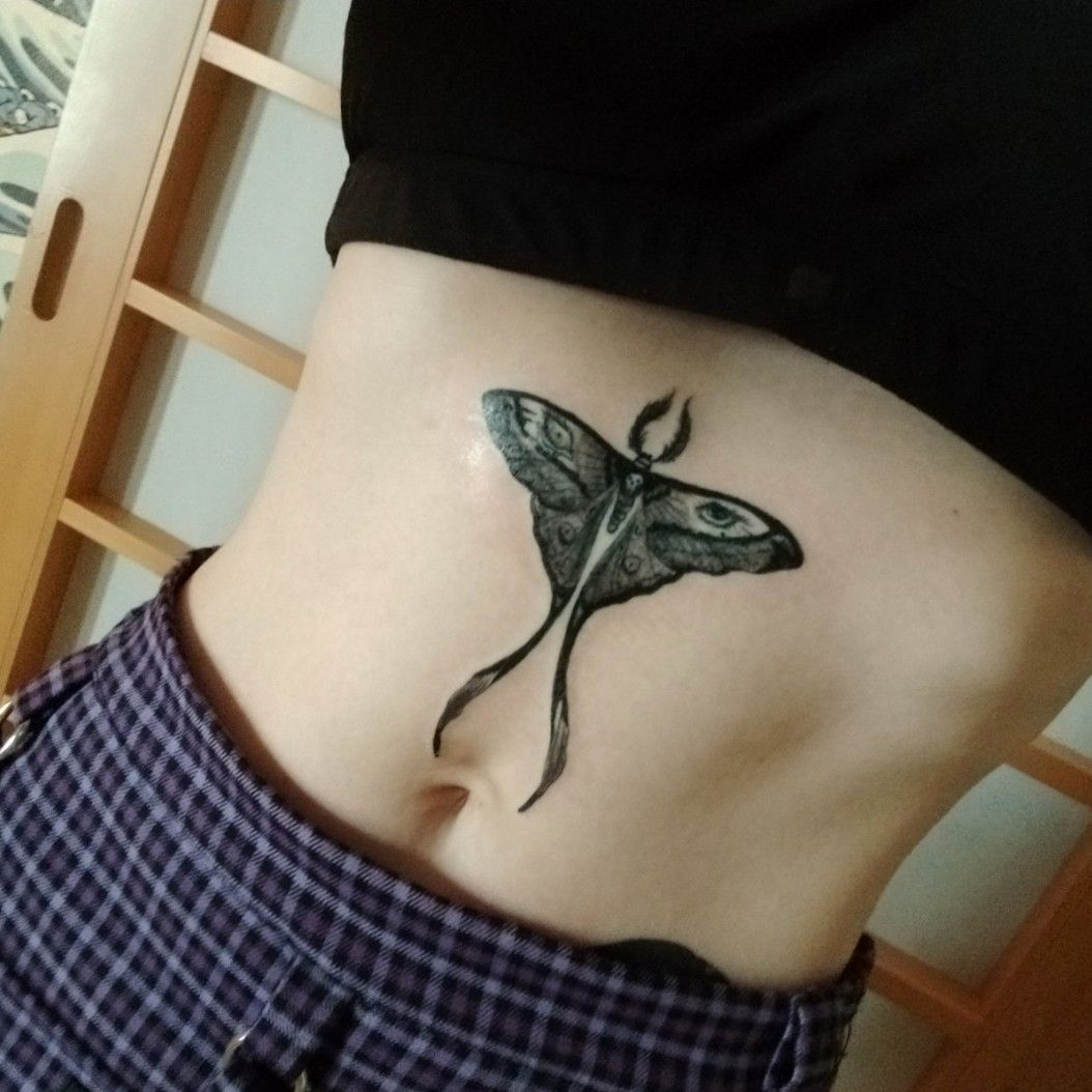 Stomach butterfly  Gun and Pedal brighton tattoo studio  Facebook
