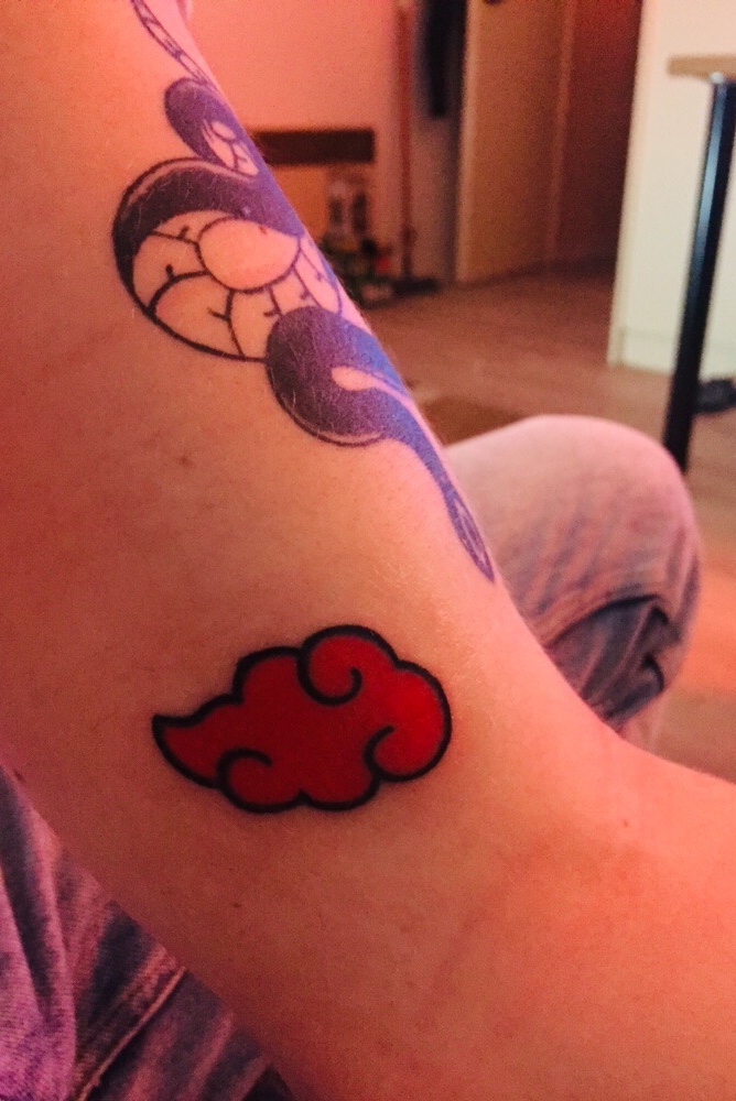 Akatsuki clouds tattoo by trooper1103 on DeviantArt