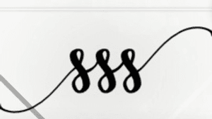 Sophie’s initials