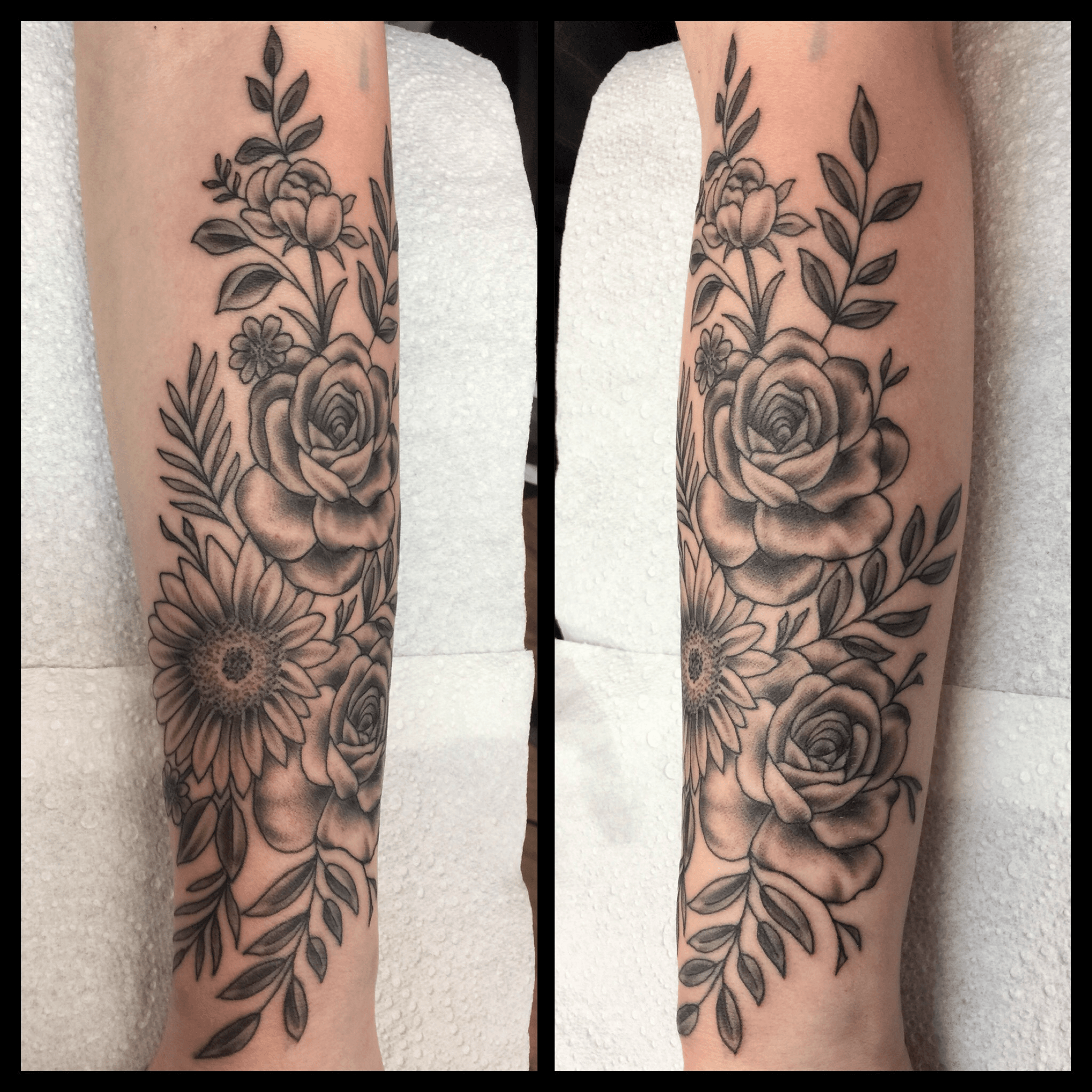 Tattoo uploaded by Mike D Tattoo • Floral forearm piece.. • Tattoodo