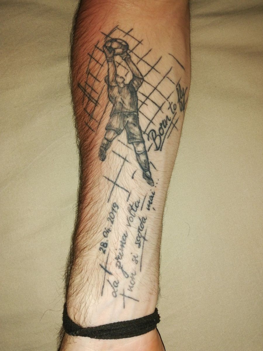 Tattoo uploaded by Fabio Barcella • Vittoria campionato goalkeeper 