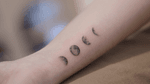 Moon phase tattoo - fineline #lesineatelier #jointvalley #紋身 #hkexpat #armtattoo #lesinetattoo #tattoo #tattooartist #flashtattoo #tattooinspiration #inkaddict #tattoooftheday #flowertattoo #graphictattoo #finelinetattoo #tattooed #inklovers #blacktattooart #tattooist  #botanicaltattoo #girlstattoo #symmetry #illustrativetattoo #symmetricaltattoo #tattooofinstagram #tattooisartmag #tattoodo #Tattoowork #blackandgreytattoo #inklove