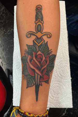 Dagger and rose 