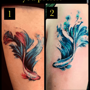 Watercolor tattoos 