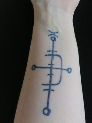 Friendship tattoo and sigil which means "I have the power to succeed" 