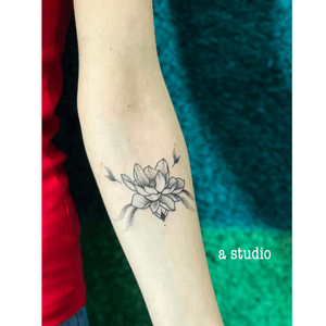 Tattoo by a studio