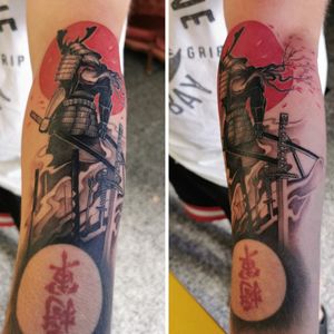 Samurai tattoo #samuraitattoo  #japanese #swords 