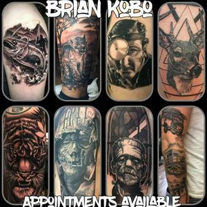 Black and grey and graffiti style by Brian
