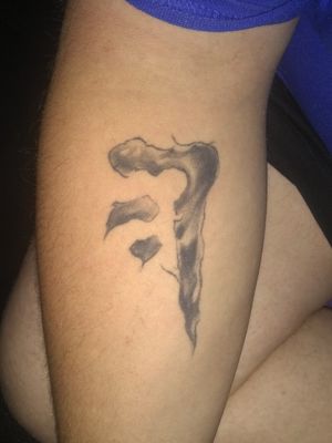 The Mark of Cain (supernatural) you got somebody local saw that he does extremely good work. So I gave him a general concept of what I wanted. After that I told him to have fun with it. I love the outcome of this tattoo just waiting for him to come back and to touch it up
