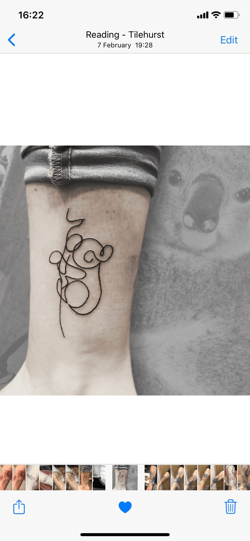Koala Tattoo Minimal Yandex Görselde 1 bin görsel bulundu