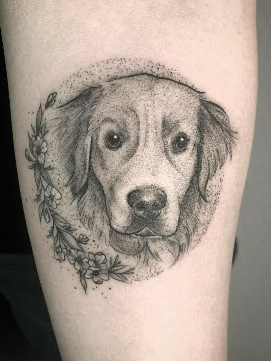 40 Golden Retriever Tattoo Designs For Men  Dog Ink Ideas  Golden  retriever tattoo Tattoo designs men Tattoos for guys