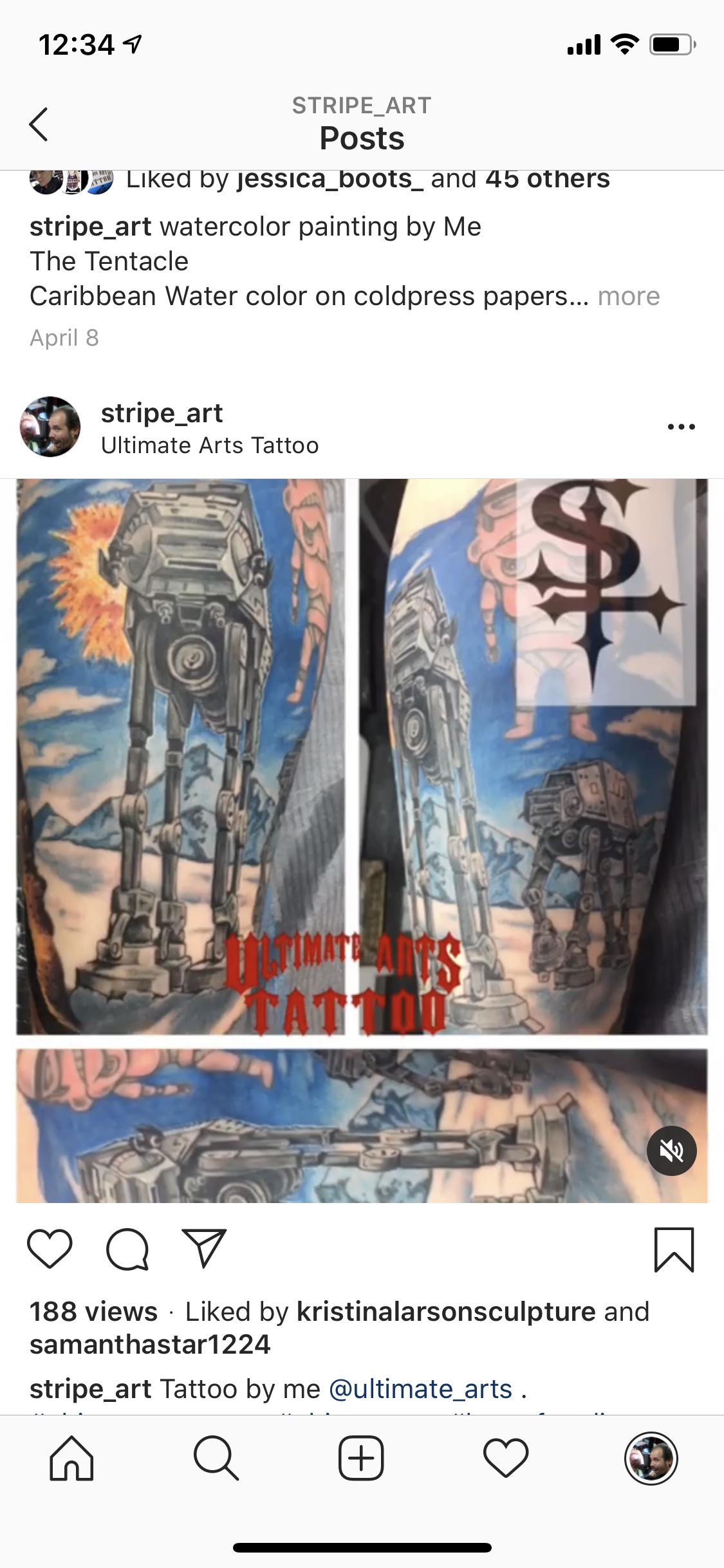 Tattoos by Stripe — Ultimate Arts Tattoo