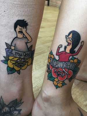 Bobs Burgers anyone!? Matching tats are always a blast 