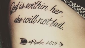 Exactly like this with same font. But I would like it on my outer thigh!:)
