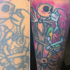 I do enjoy doing certain cover ups and transforming older tattoos with color! <3 