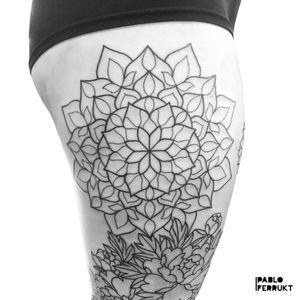 2nd session on @sxrxh247 leg sleeve. This time a mandala and some flowers (flowers will have some shadows ) . Thanks so much Sarah! #mandalatattoo ....#tattoo #tattoos #tat #ink #inked #tattooed #tattoist #art #design #instaart #geometrictattoos #mandalas #tatted #instatattoo #bodyart #tatts #tats #amazingink #tattedup #inkedup#berlin #berlintattoo #geometrictattoo #dotworktattoo #berlintattoos #dotworktattoos #dotwork  #tattooberlin #mandala