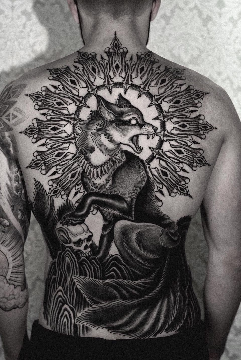 Passion of itsmatthewjohn Cat of nine tails for this tortured soul   would love to make more tattoos like this   Instagram