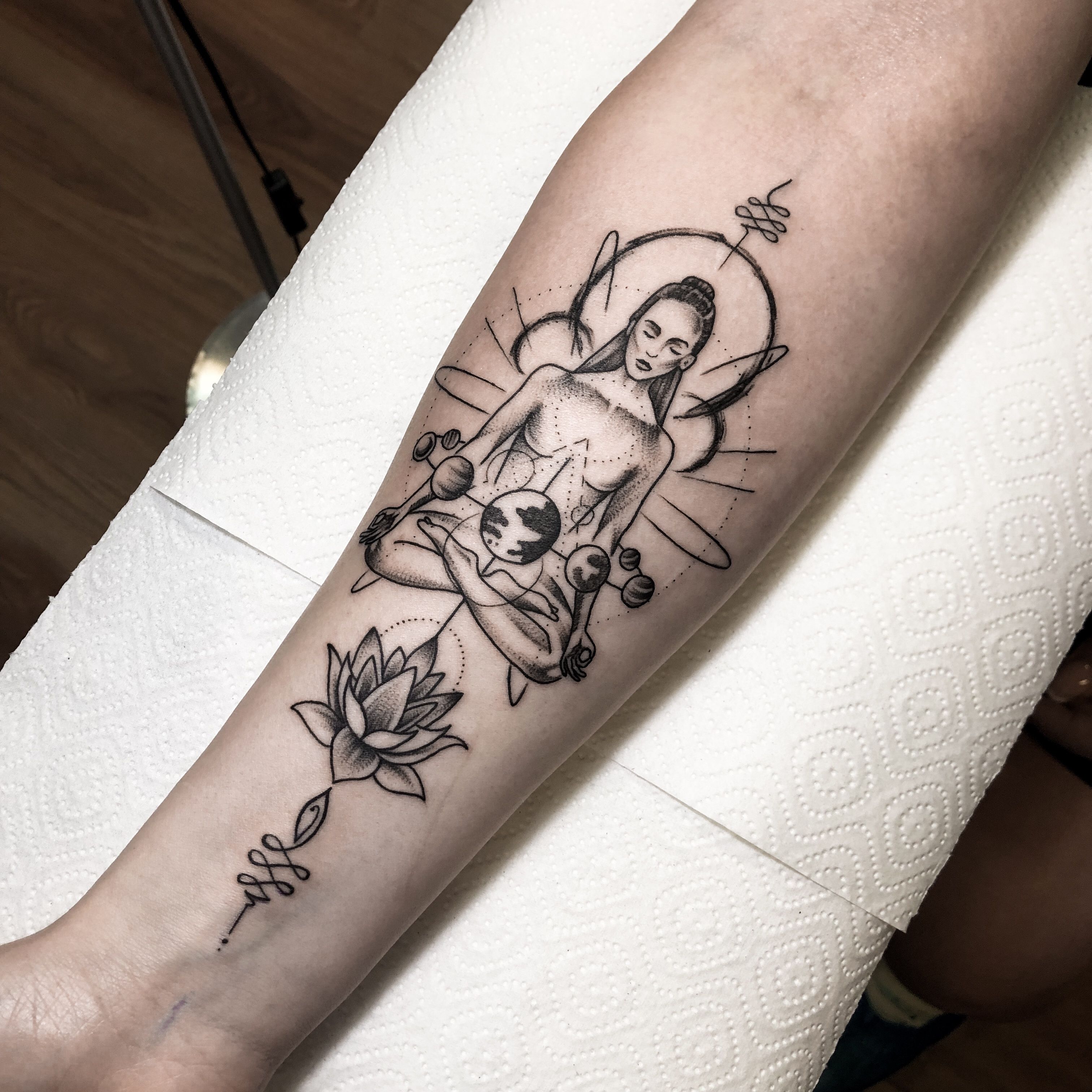 Tattoo uploaded by Raymond Gonzales Jr. • Female Buddha tattoo Peace My girls  tattoo • Tattoodo