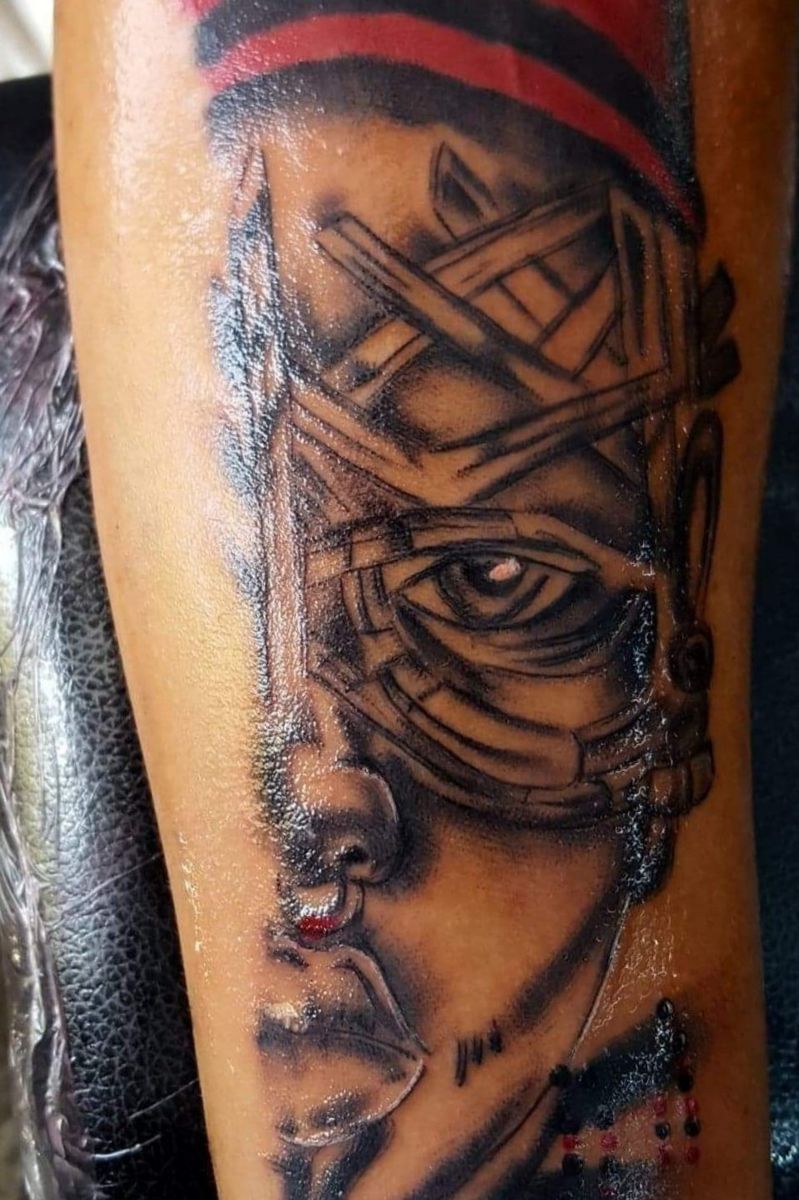 Tattoo uploaded by Dan Reyes Cuellar • Eleggua santarosatattoo 