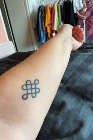 Tattoo uploaded by Inge van Dijk • Friendship knot • Tattoodo