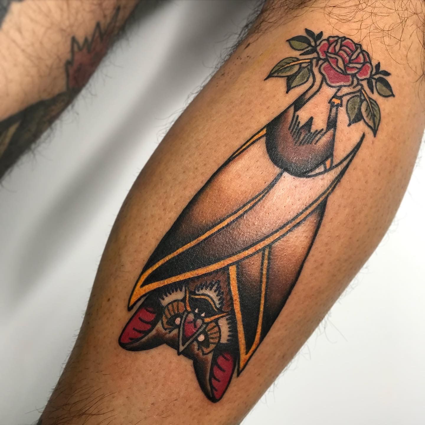 Traditional bat by tdhflashworks Thought it would fit nicely as my first  tattoo in traditional style  rTattooDesigns