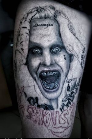 Joker tattoo first session for info and appointments contact me in private