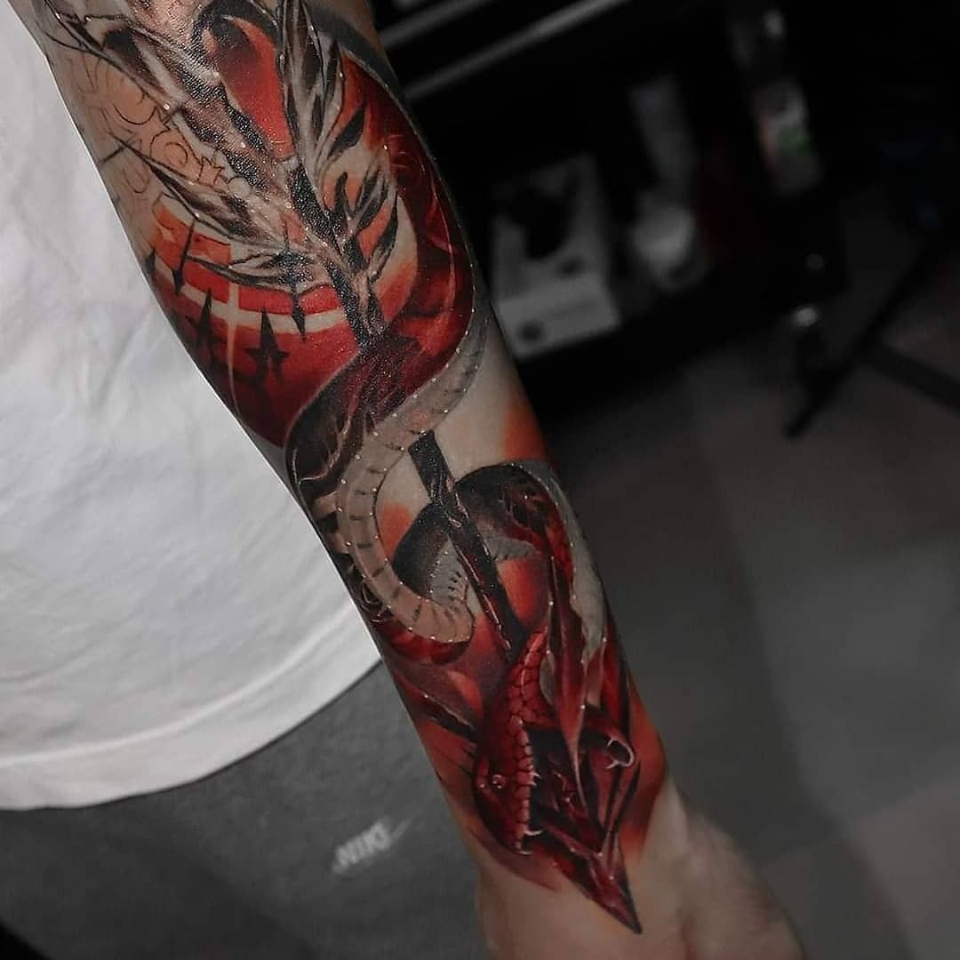 Im getting a blackred sleeve like this I have pretty skinny arms but  how long should I be expecting it to take Just curious so I can mentally  prepare  rirezumi