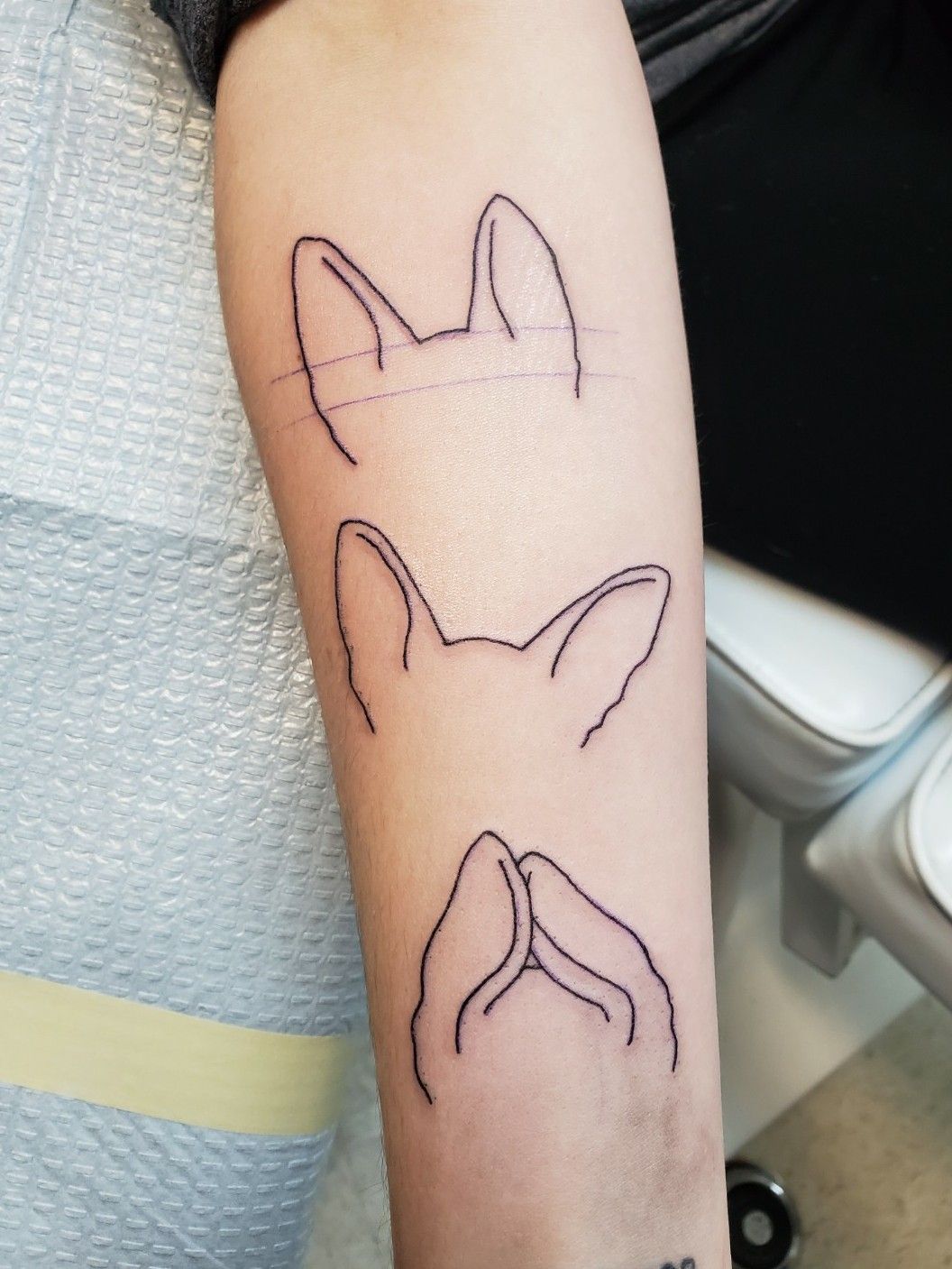 Chihuahua Line Tattoo Design  Inku Paw