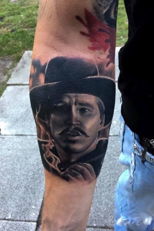 Doc Holliday Tattoo  Showcasing 10 cool Tombstone tattoos