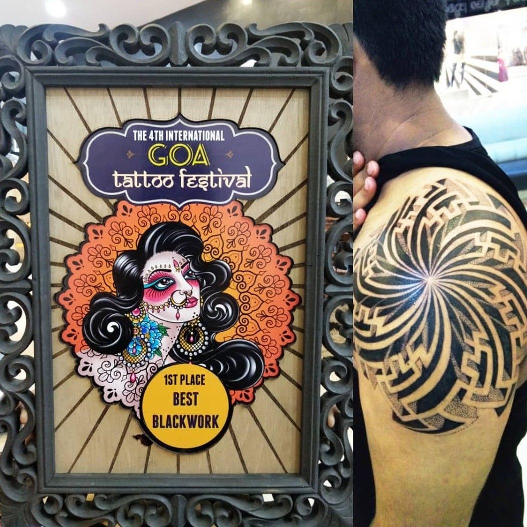 Tattoo uploaded by Jessie verve • This tattoo I did at Goa International  tattoo festival 1 1st place for best geometric tattoo 2019 • Tattoodo