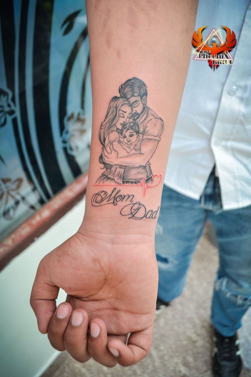 Tattoo Uploaded By Rikk Phoenix Tattoo Mom Dad Sondaughter Love Tattoodesigns Custommade Customtattoos Creativity Createeveryday Loveyou Tattoodo Tattooworkers Tattoomagazine Inked Inkart Artist Best Quarantine Tattoolifestyle