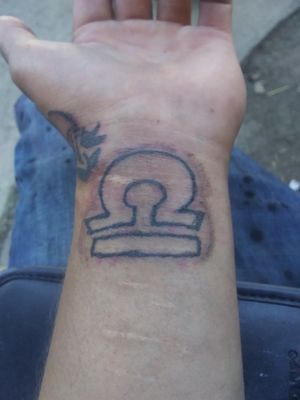 My very first tattoo i ever did on myself.