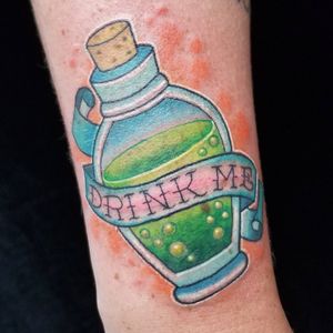 "I will show you a love potion without drug or herb, or any witch's spell; if you wish to be loved, love."Charles Lindberg#lovepotion tattoo done with #crowncartridges by @kingpintattoosupply #love #potion #traditionaltattoo  #tattoo #tattoos #inked #girlswithtattoos #tattooed #tattooart #tattooedgirls #ink #womantattoo #beautifultattoo #ideatattoo #body #Miamibeach #tattoostudio #tattooartist #tattooshop #overlordtattoo