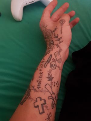 More handpoke tattoos