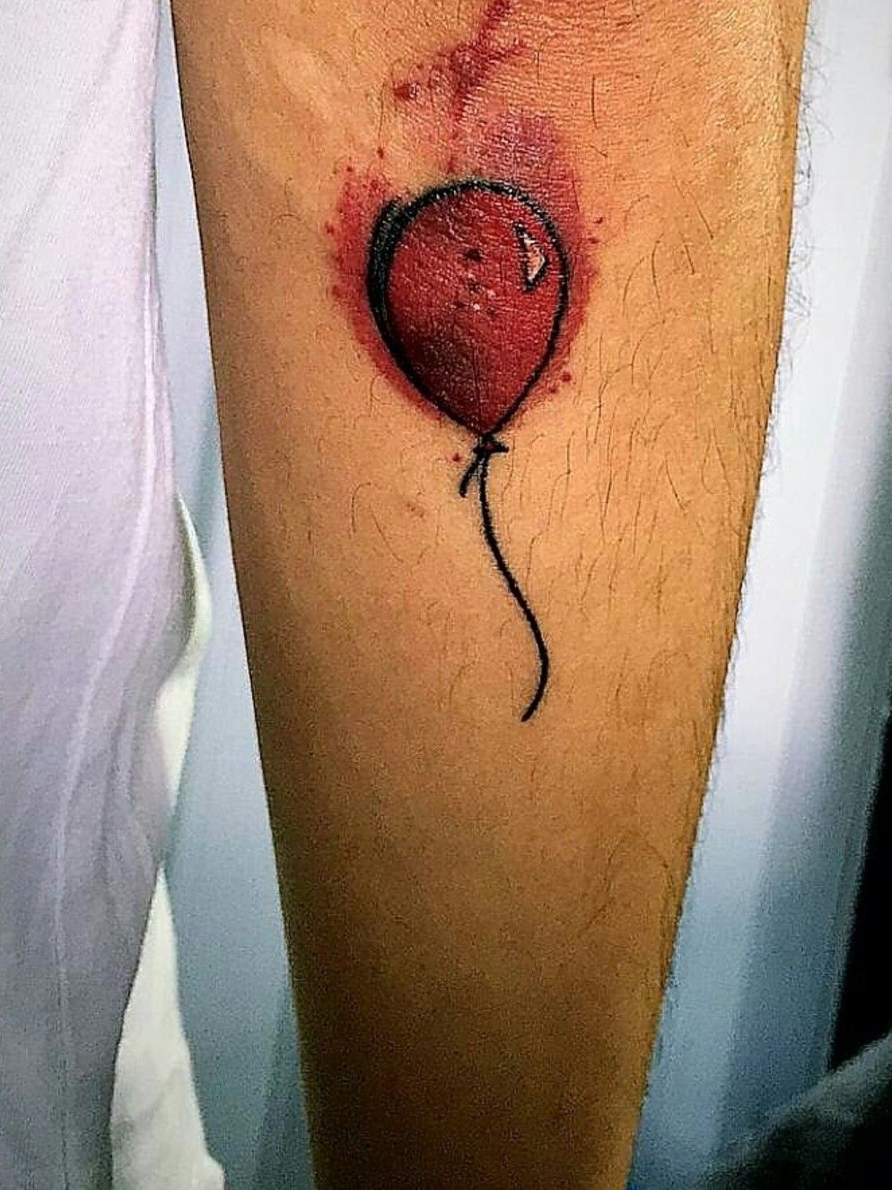 Tattoo uploaded by Daniel Ito • It - Red Balloon #it #acoisa #redballoon  #balaovermelho • Tattoodo