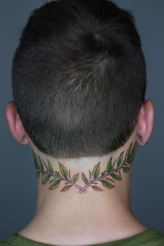 A bay leaf branch that i did the other  Honey Trap Tattoo  Facebook