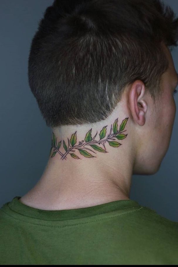Dmitriy Tabachin on Instagram Bay leaf  Neo traditional tattoo  Traditional tattoo Sleeve tattoos
