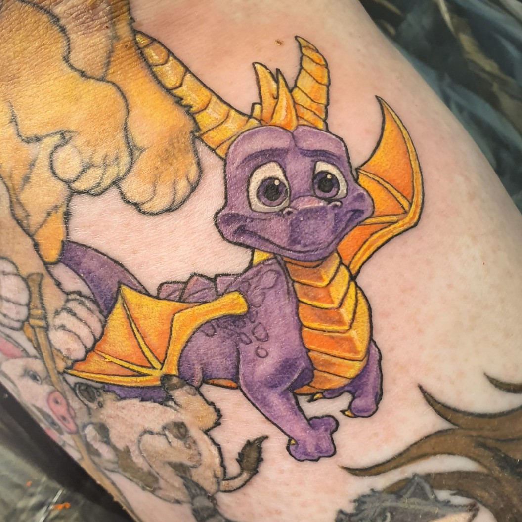 Spyro the dragon tattoo