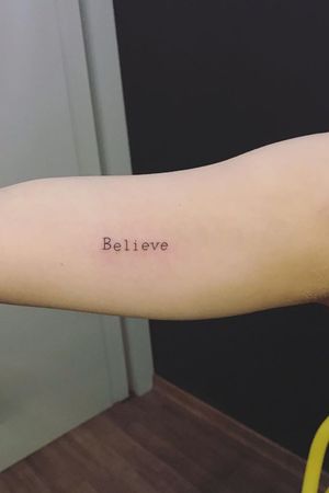 Believe. The first step to achieve anything in life is to believe. 
