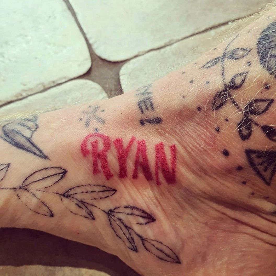 Kaley Cuocos Husband Ryan Sweeting Shows Off New Tattoo of Her Name