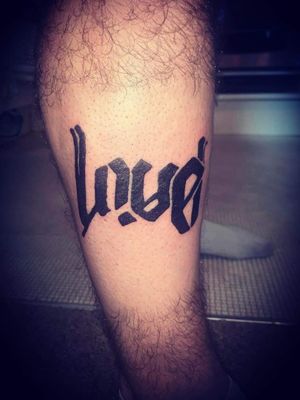 ambigram tattoos love pain