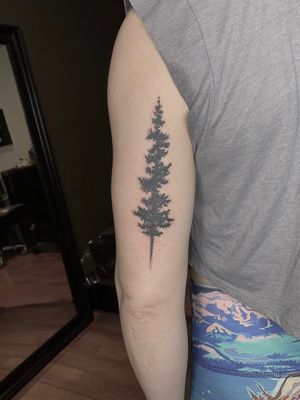 Little tree. 
Paige Jean Tattoos. 
Salt Lake City, Utah. • Contact me on my Instagram @paigejeantattoos or text me at 805-835-2230