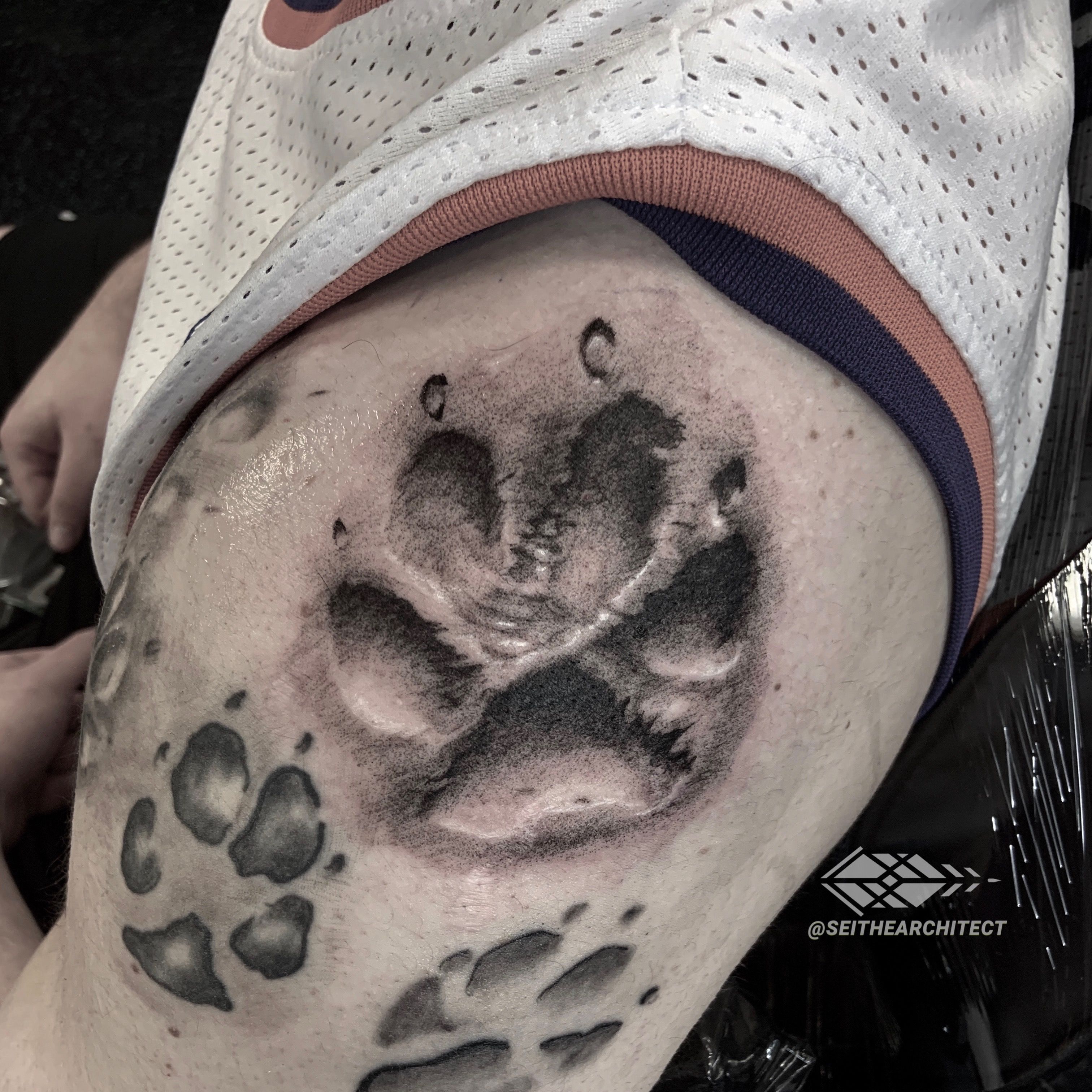 1363 Bear Paw Tattoo Images Stock Photos  Vectors  Shutterstock