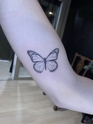 Little butterfly. Paige Jean Tattoos. Salt Lake City, Utah. • Contact me on my Instagram @paigejeantattoos or text me at 805-835-2230