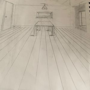 2 point perspective sketch 