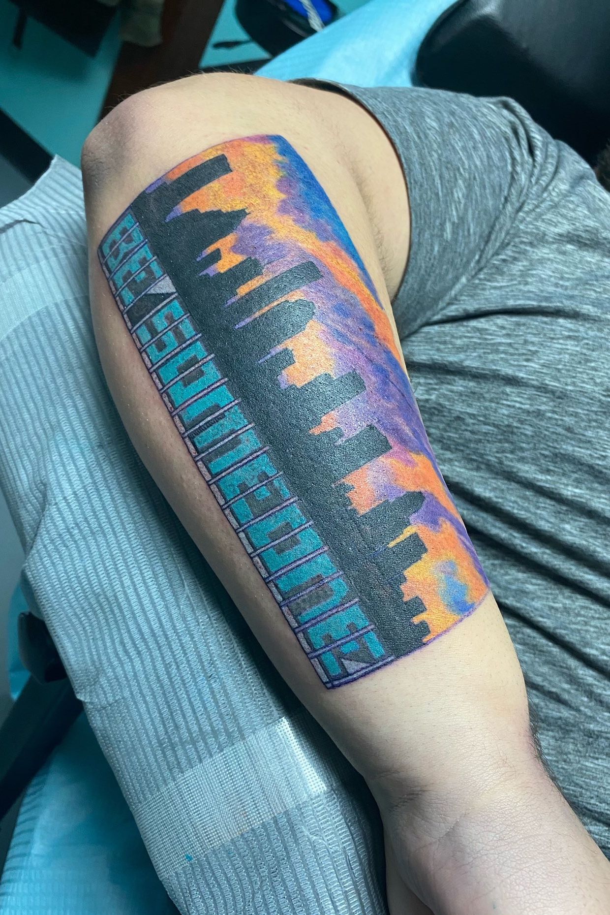 Houston man gets the most Houston tattoo ever