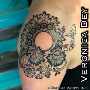 Last tattoo by Veronica Dey at Vicious Vanity ink tattoo studio