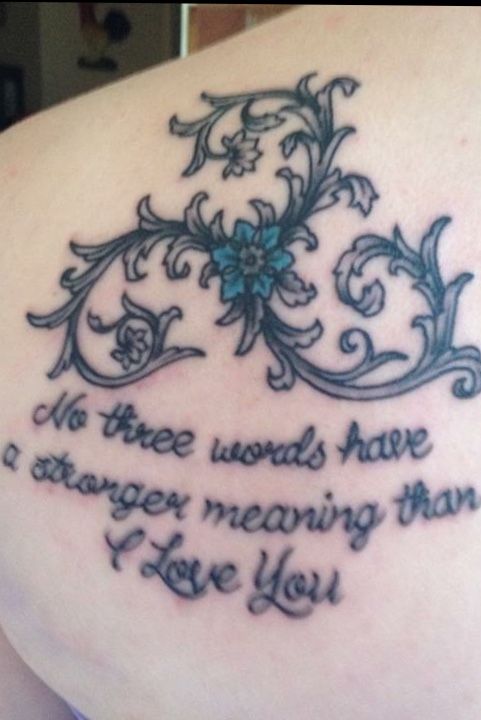 First tattoo | First tattoo, Tattoos, Tattoo quotes