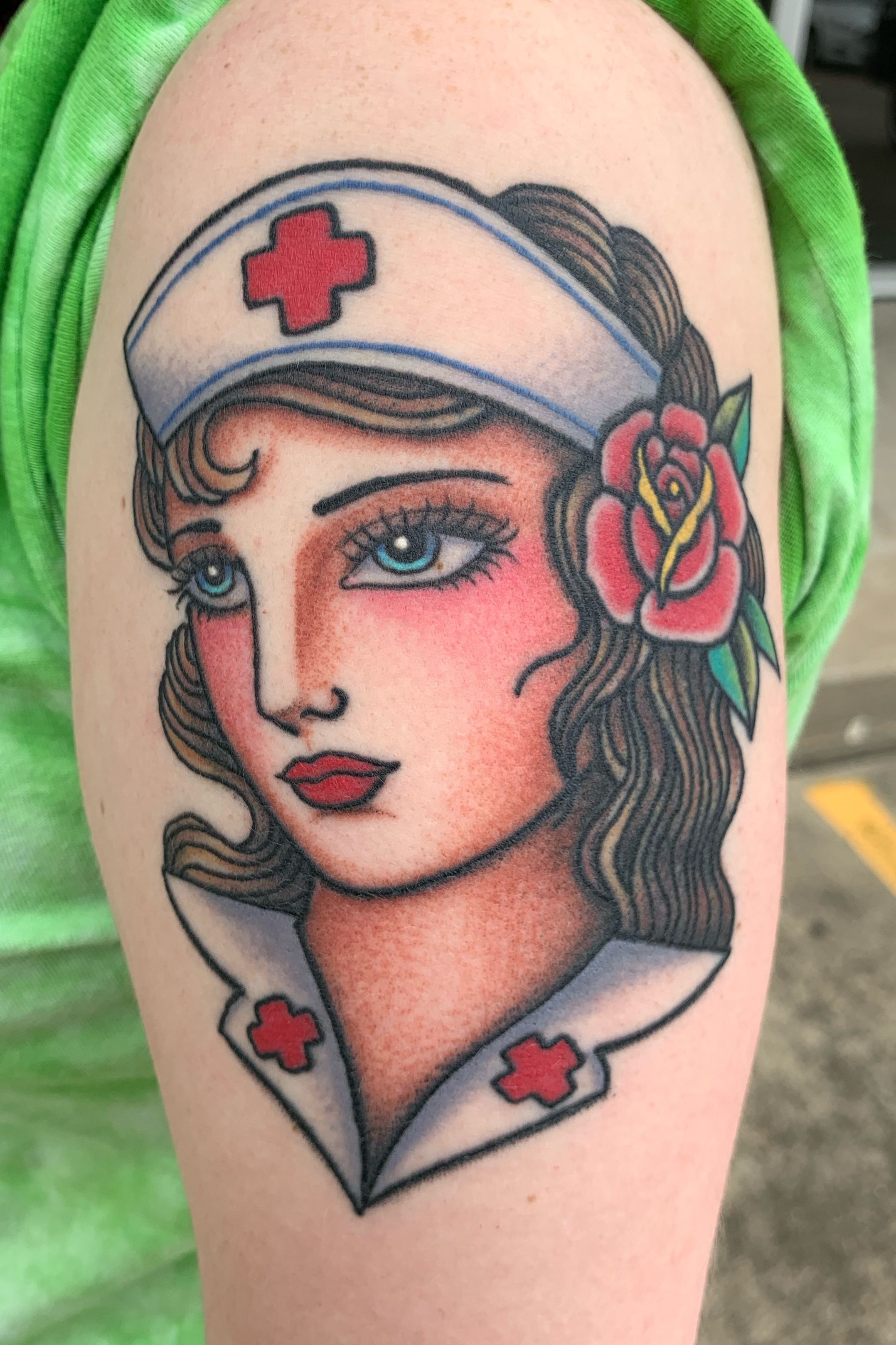 Covid Hero Nurse Tattoo