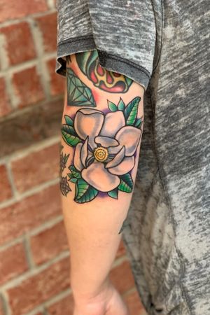 Traditional Magnolia on elbow